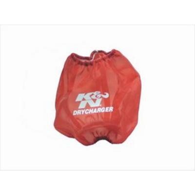 K&N DryCharger Oval Tapered Filter Wrap (Red) - RF-1024DR